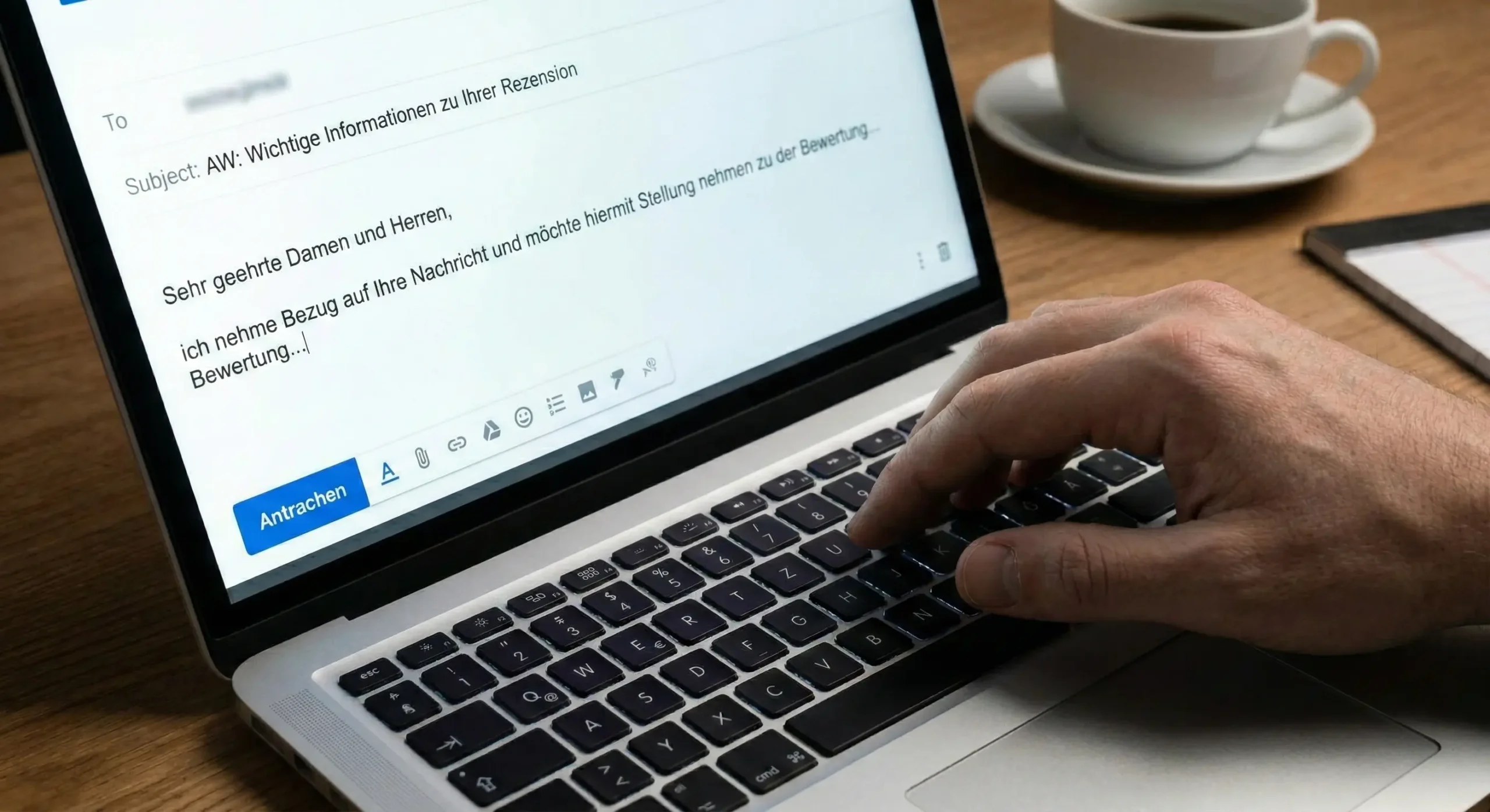 Schritt 3: Google fordert den Bewerter auf, eine Stellungnahme zur gemeldeten Bewertung abzugeben